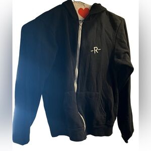 Bella Canvas Black Zip-Up Hoodie